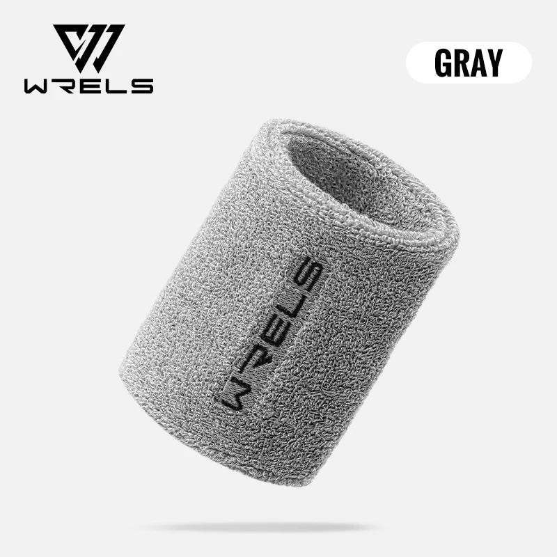 WRELS Terry Cloth Moisture Wicking Wristbands For Sports Tennis Gym Absorbent