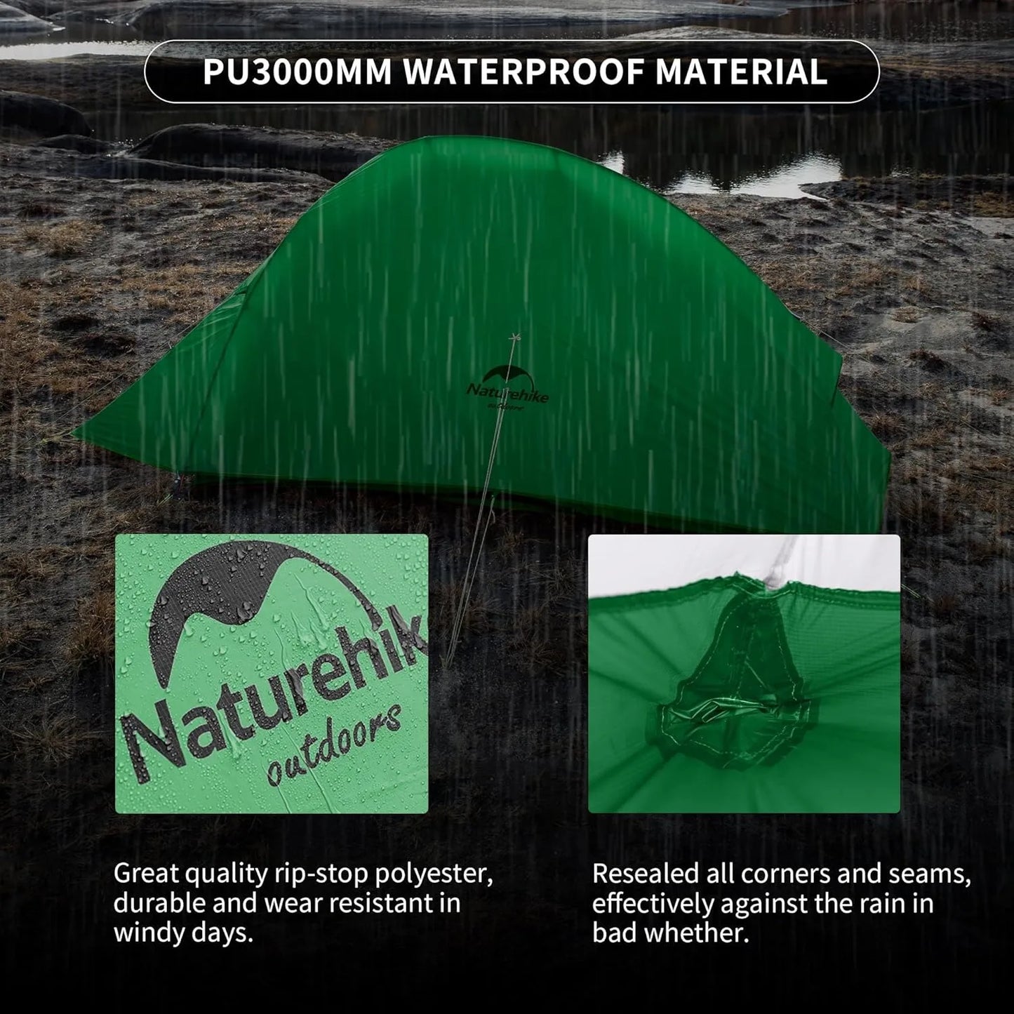 Naturehike Cloud Up 2 Person Camping Tent Ultralight Three To Four Season