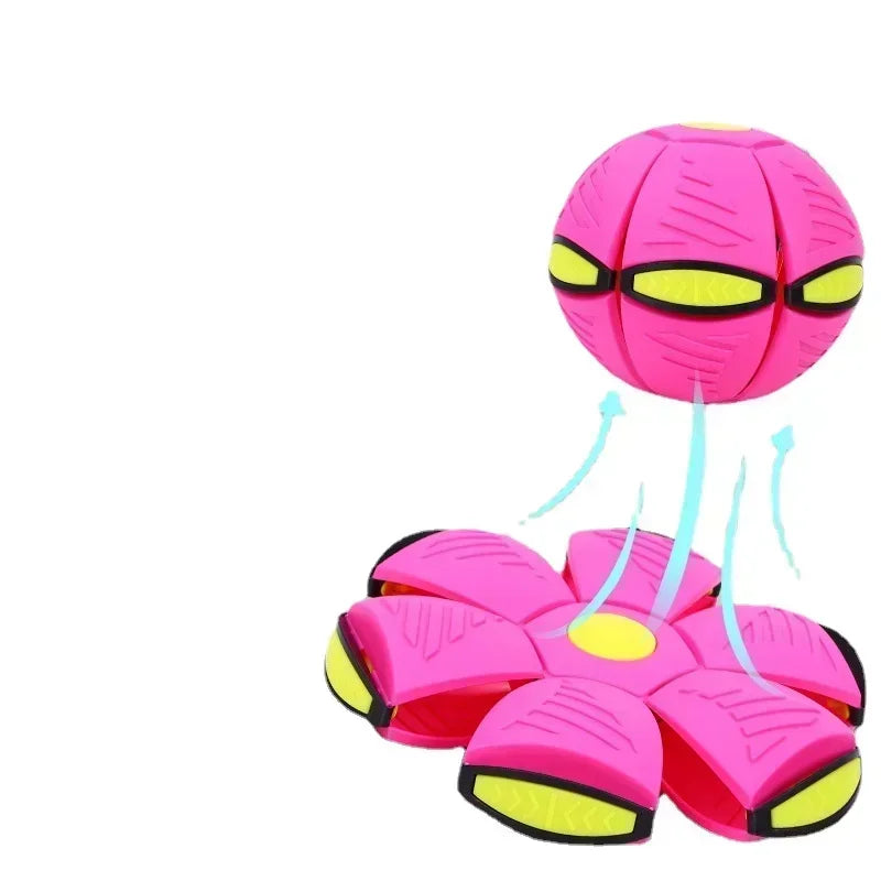 Unleash endless outdoor excitement with the Flying Saucer Ball, a durable UFO shaped dog toy that turns ordinary fetch into a thrilling energy burning adventure while promoting exercise, relaxation, and happy bonding during every outing.