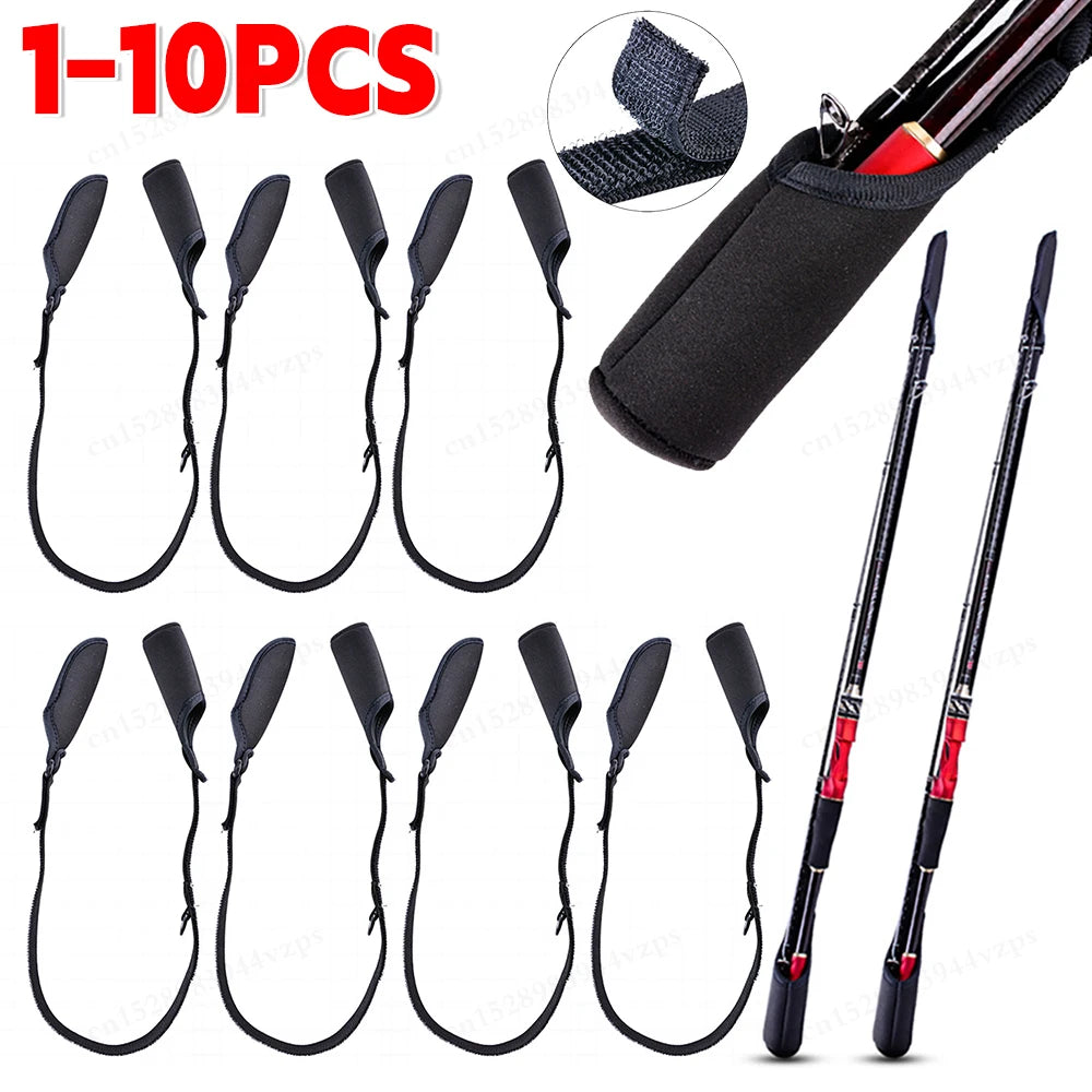 Protect your fishing rods from dings and tangles with Luya adjustable protection sleeves that keep gear organized on the go, combining rugged durability with simple folding, stacking, and quick access.