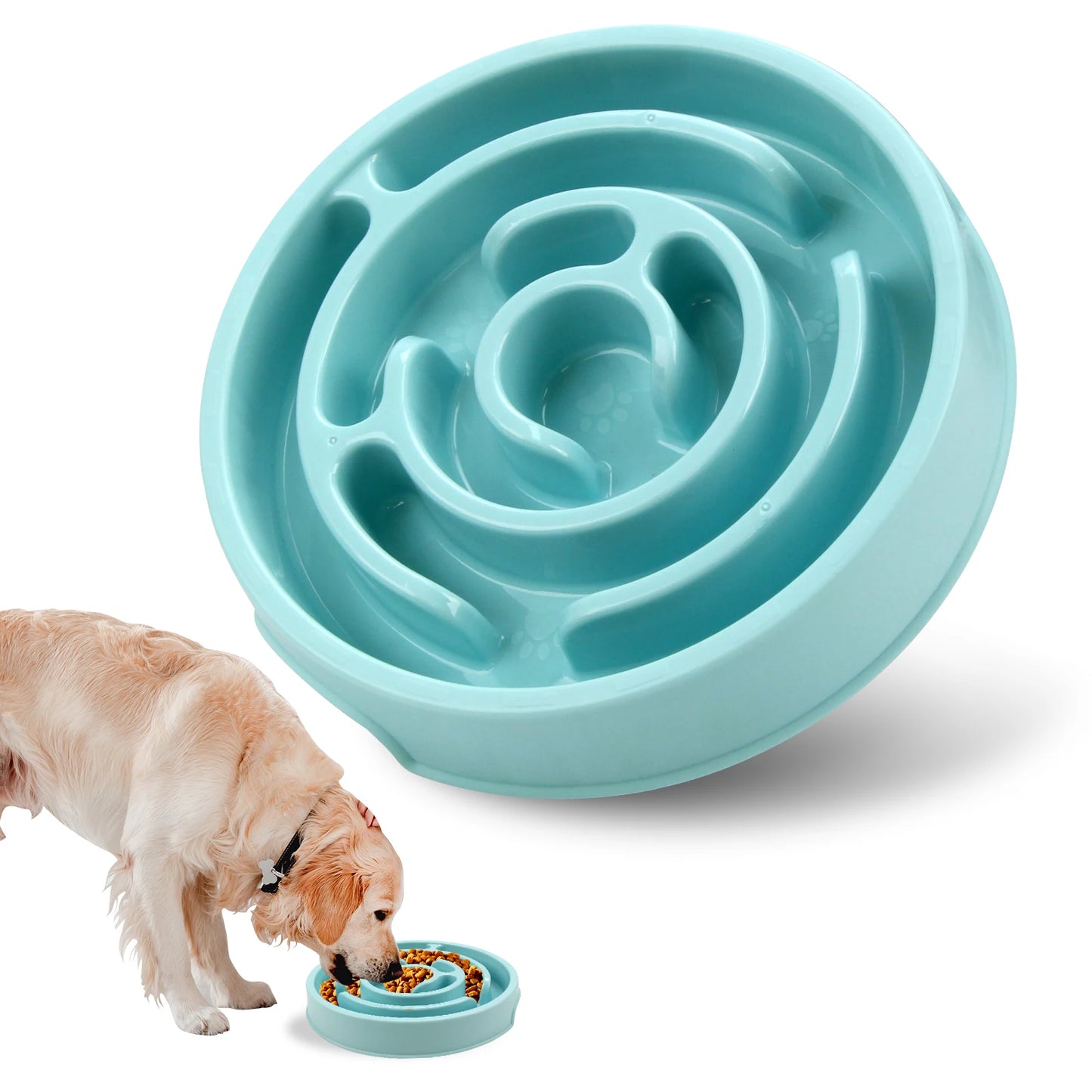 Turn every meal into a calmer, healthier routine with this Pet Dog Slow Feeder Bowl that makes dining a mindful challenge.