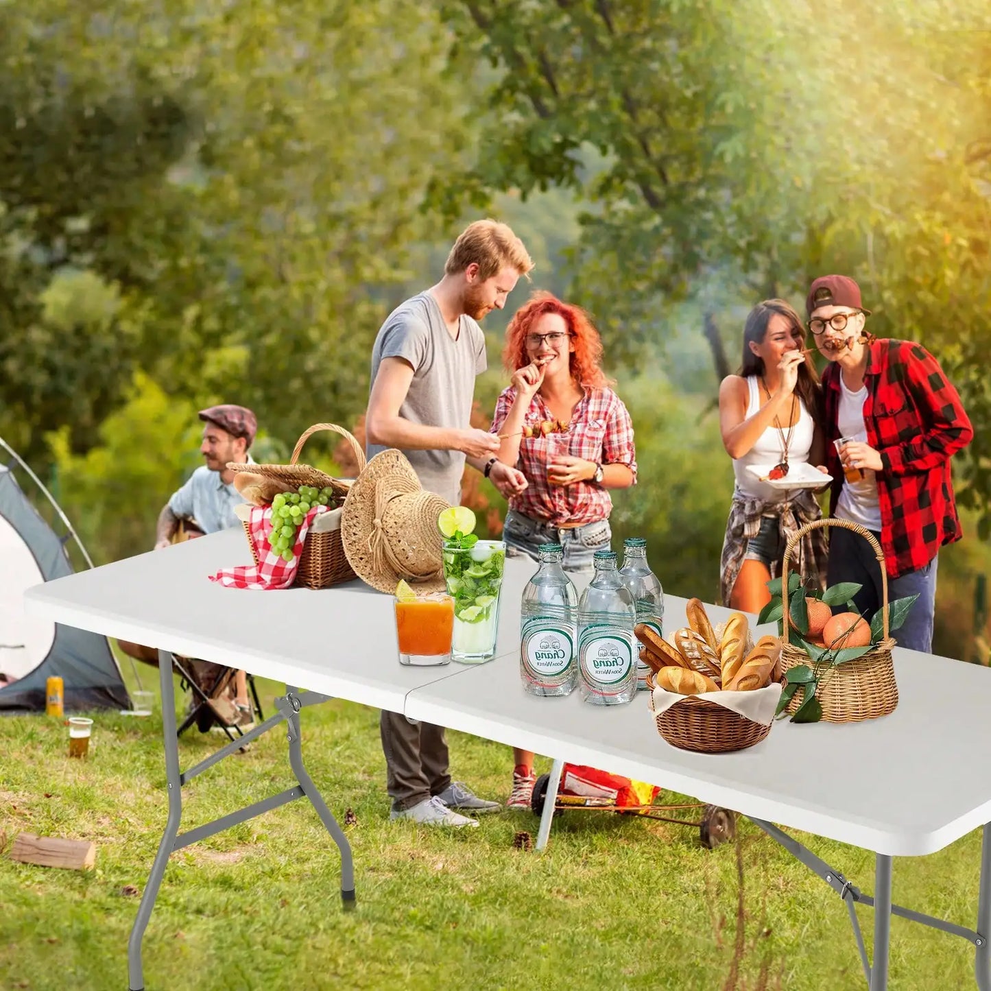 Your versatile folding table is ready to elevate every outdoor and indoor gathering.