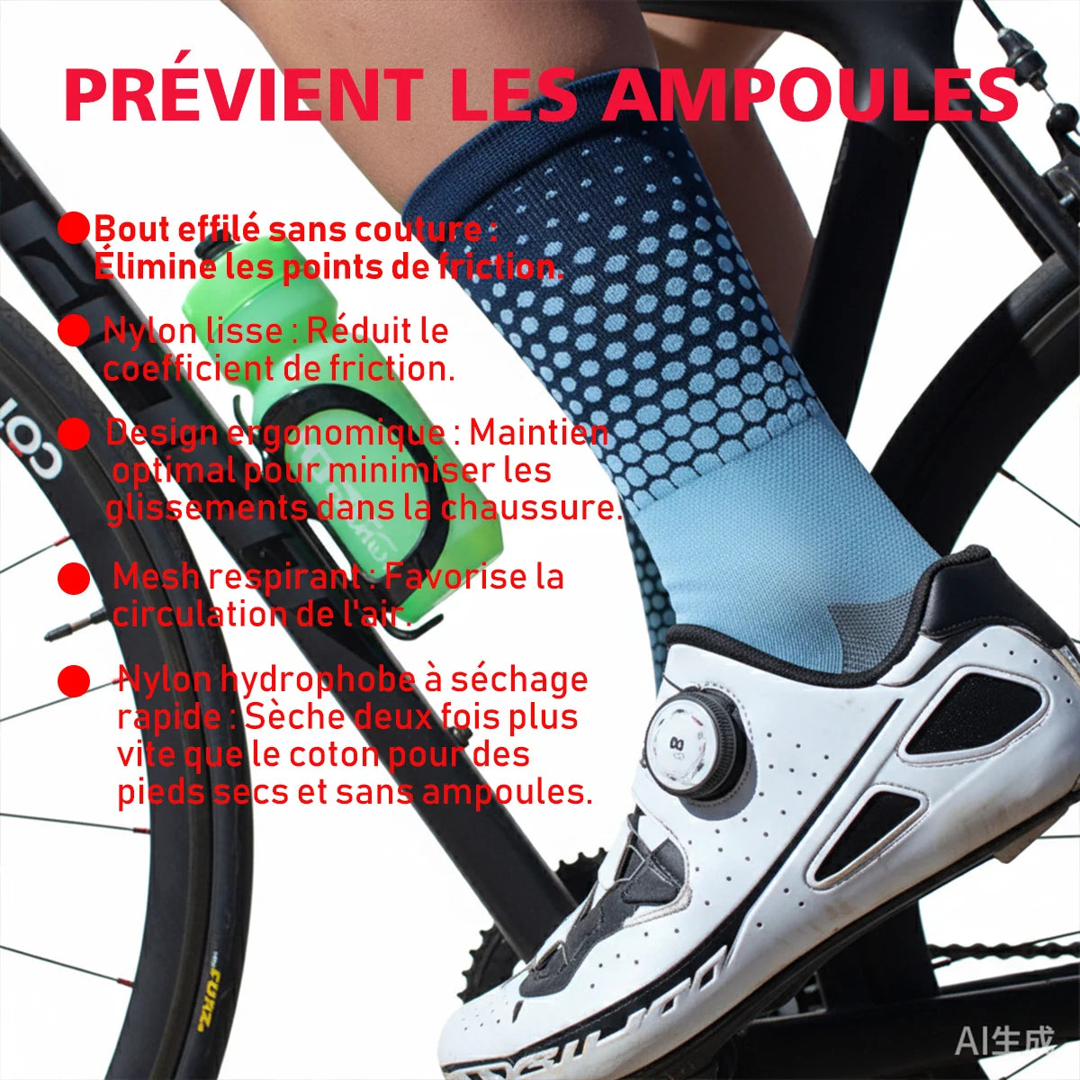 New cycling socks High Quality compression socks men and women soccer socks basketball Outdoor Running Professional