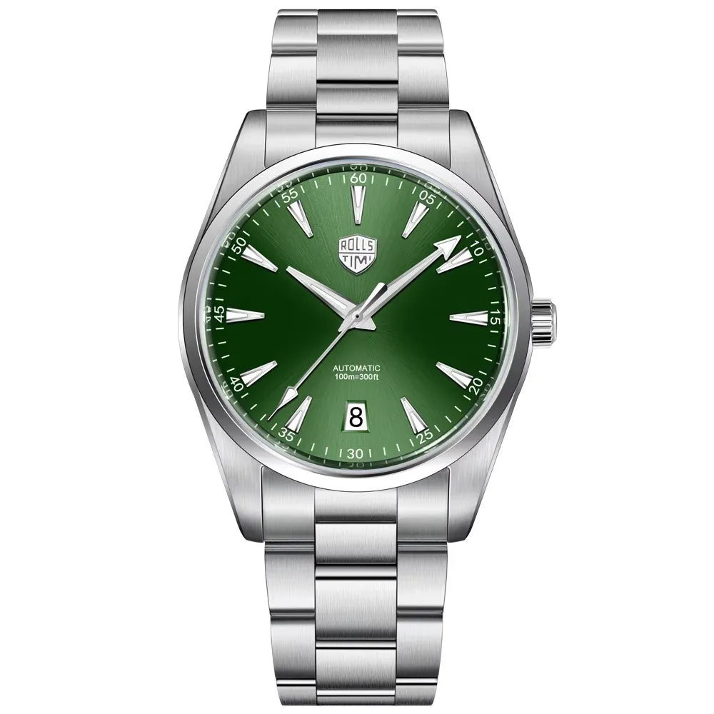 2026 New RollsTimi Men's Watches Top Luxury NH35 Mechanical Wristwatches Automatic Watch For Men AR Sapphire Waterproof Sports