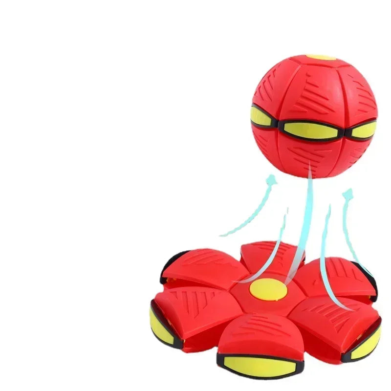 Unleash endless outdoor excitement with the Flying Saucer Ball, a durable UFO shaped dog toy that turns ordinary fetch into a thrilling energy burning adventure while promoting exercise, relaxation, and happy bonding during every outing.