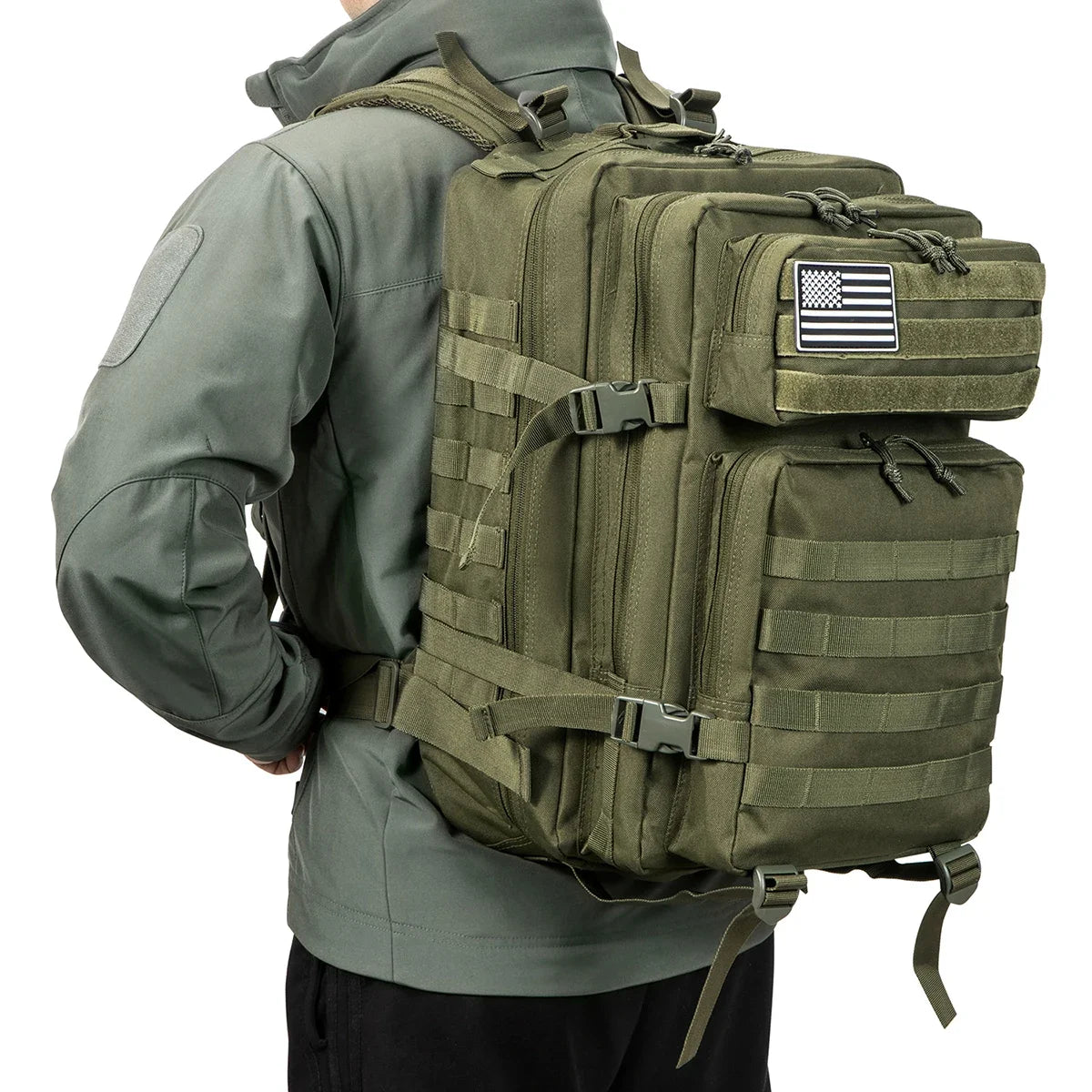 Maximize readiness with the ReFire Gear 45L Tactical Backpack, your rugged, feature-rich companion built for demanding outdoor missions and long expeditions, designed to endure extreme conditions in any terrain.