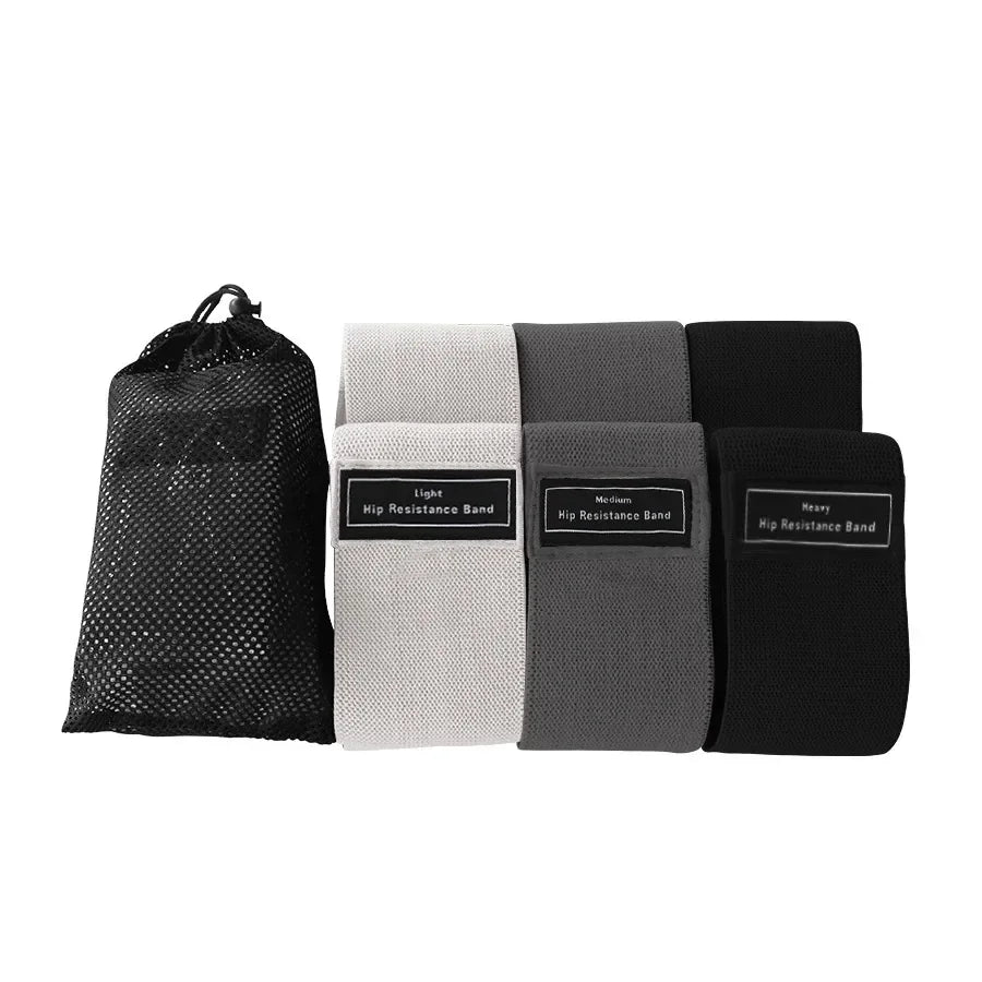 Elevate your lower-body routine with fabric resistance bands that hug your glutes and thighs for powerful, comfortable workouts, compatible with warmups, rehab, progressive strength training, and versatile positioning across routines.