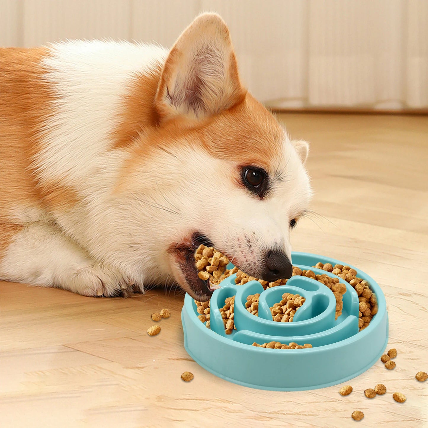 Turn every meal into a calmer, healthier routine with this Pet Dog Slow Feeder Bowl that makes dining a mindful challenge.