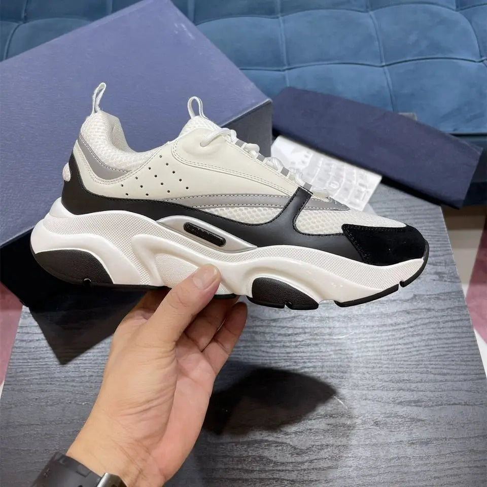 Men's Running Shoes Cushioned Road Sneakers Thick Soles Casual Jogging