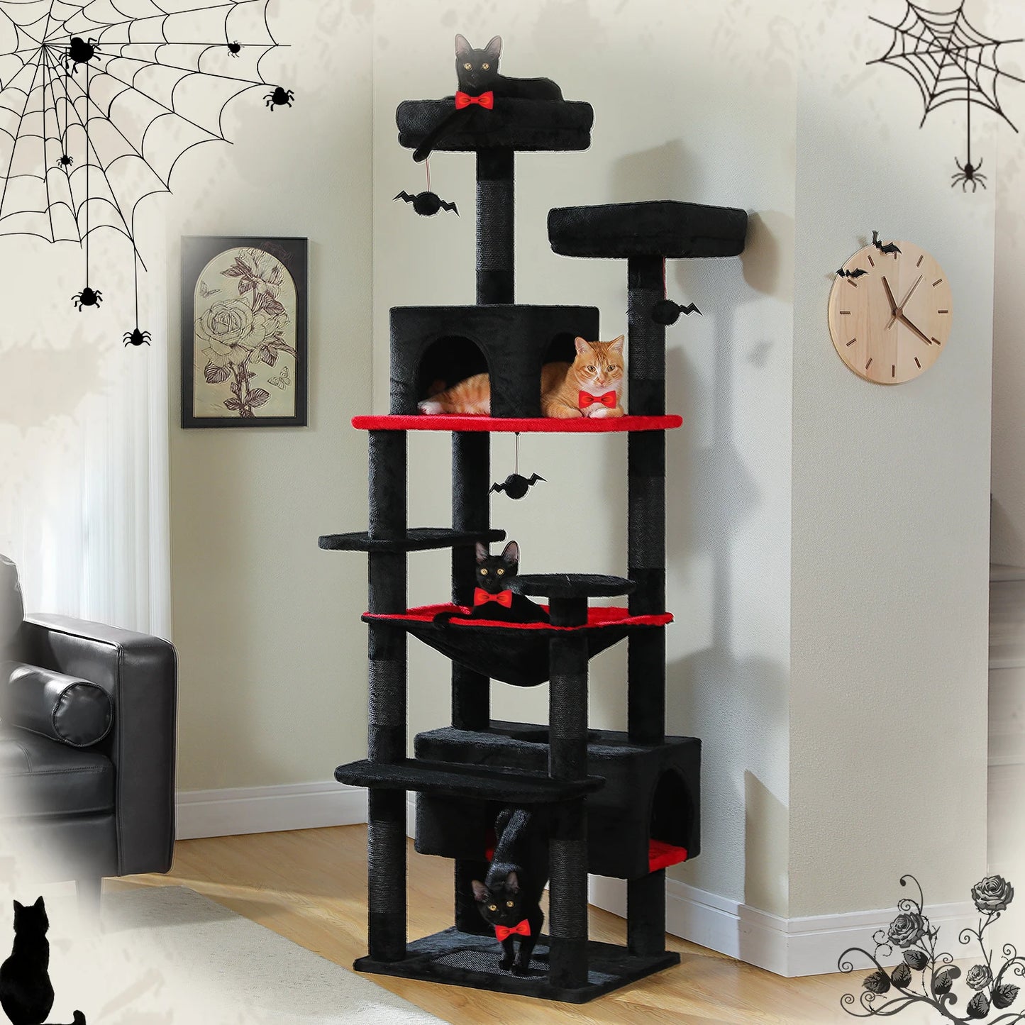 PAWZ Road presents a large cat tree and tower that turns indoor play into a vertical adventure for your cat.