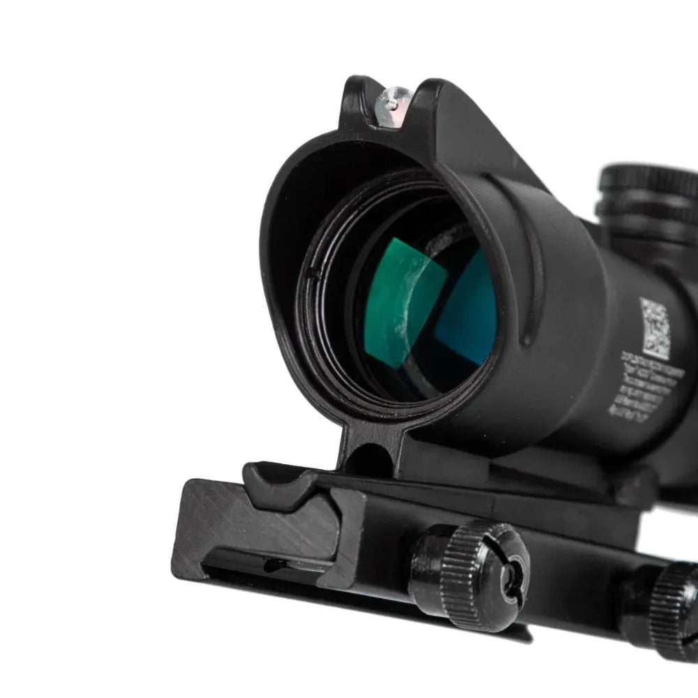 Bestsight 4X32 Rifle Scope Red Dot Illuminated Etched Reticle