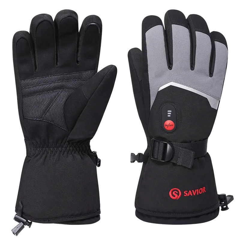 Savior Heat Winter Heated Mittens For Men Women With Rechargeable Battery