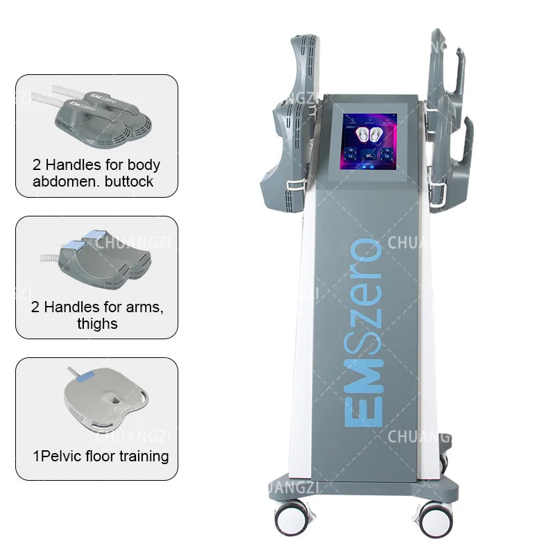 Transform your silhouette with the TAIXL EMSzero NEO 6500W RF system, delivering at home body sculpting and fat burning with professional precision.