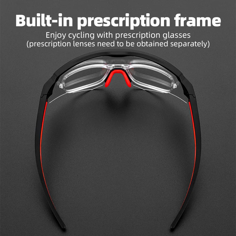 Ride farther and faster with ROCKBROS cycling glasses that adapt to every light condition.