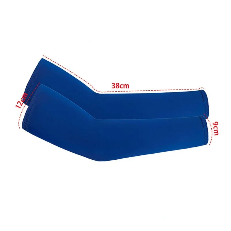 Stay cool and protected on every outdoor adventure with these unisex cooling arm sleeves that shield your skin from sun and UV rays.