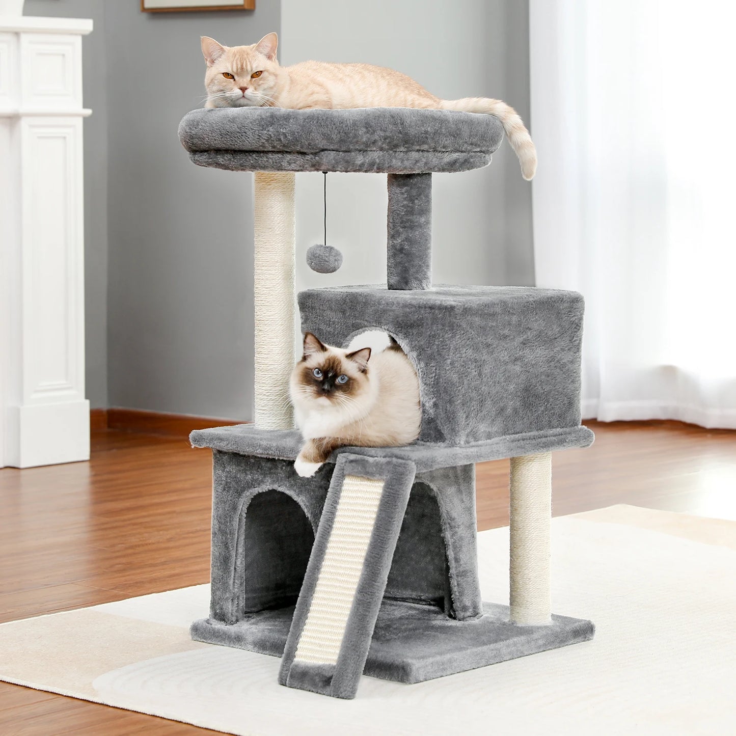Unlock endless feline adventures with the PAWZ Road Large Cat Tree, a multi level playground built for indoor cats.