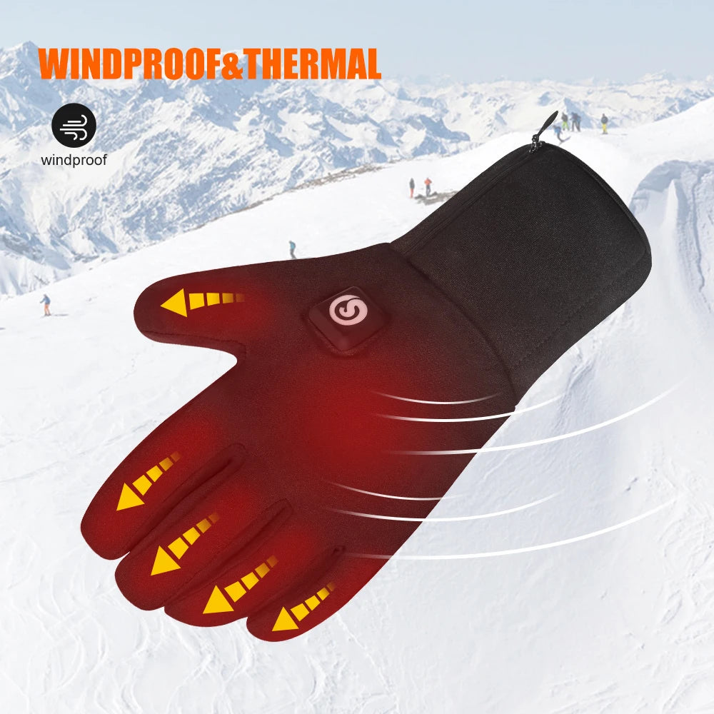 When the cold snaps strike, SNOW DEER Winter Electric Heated Gloves keep your hands warm, highly responsive, and confidently in control on every ride or commute in harsh weather.