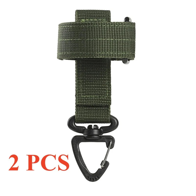 1/2/5/8PCs New Multi-purpose Tactical Gloves Buckle Glove Hook Military Fan Outdoor Climbing Rope Storage Adjust Camping Hanging