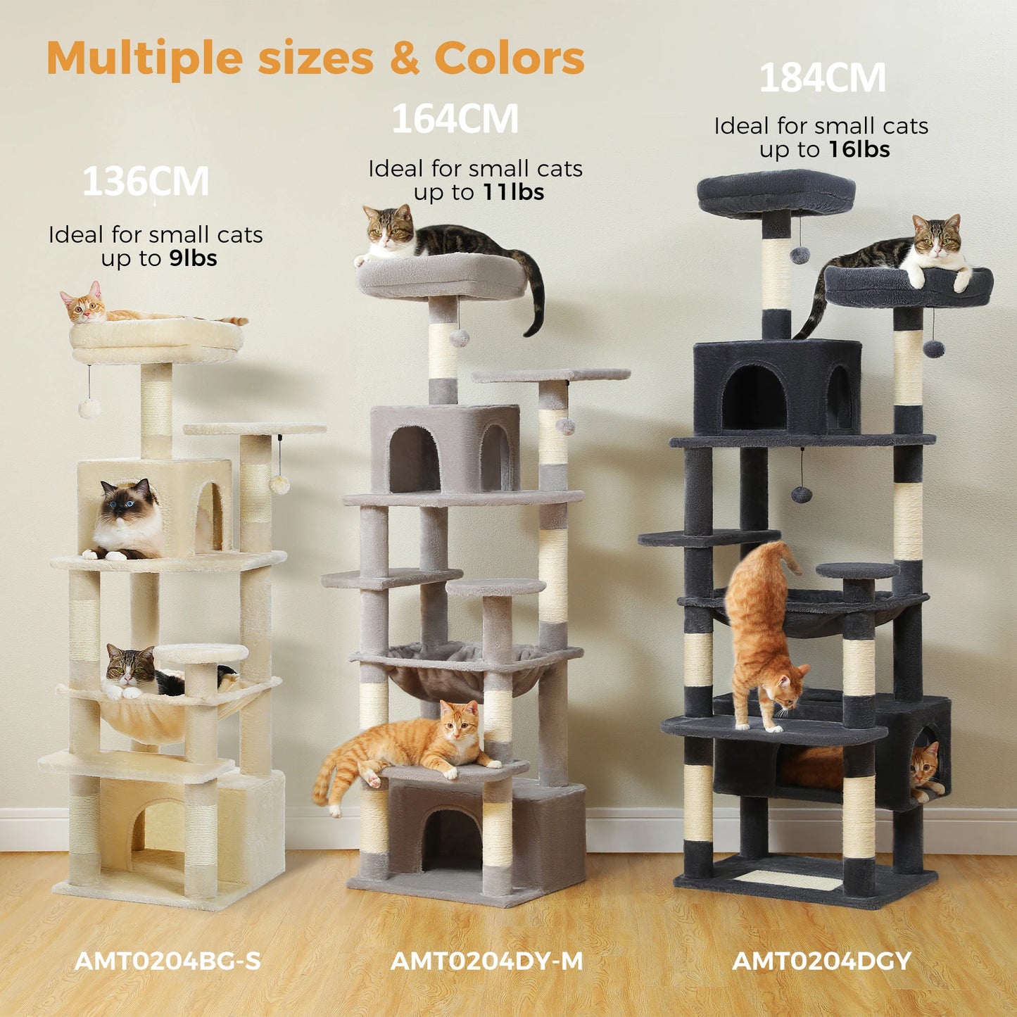 PAWZ Road presents a large cat tree and tower that turns indoor play into a vertical adventure for your cat.
