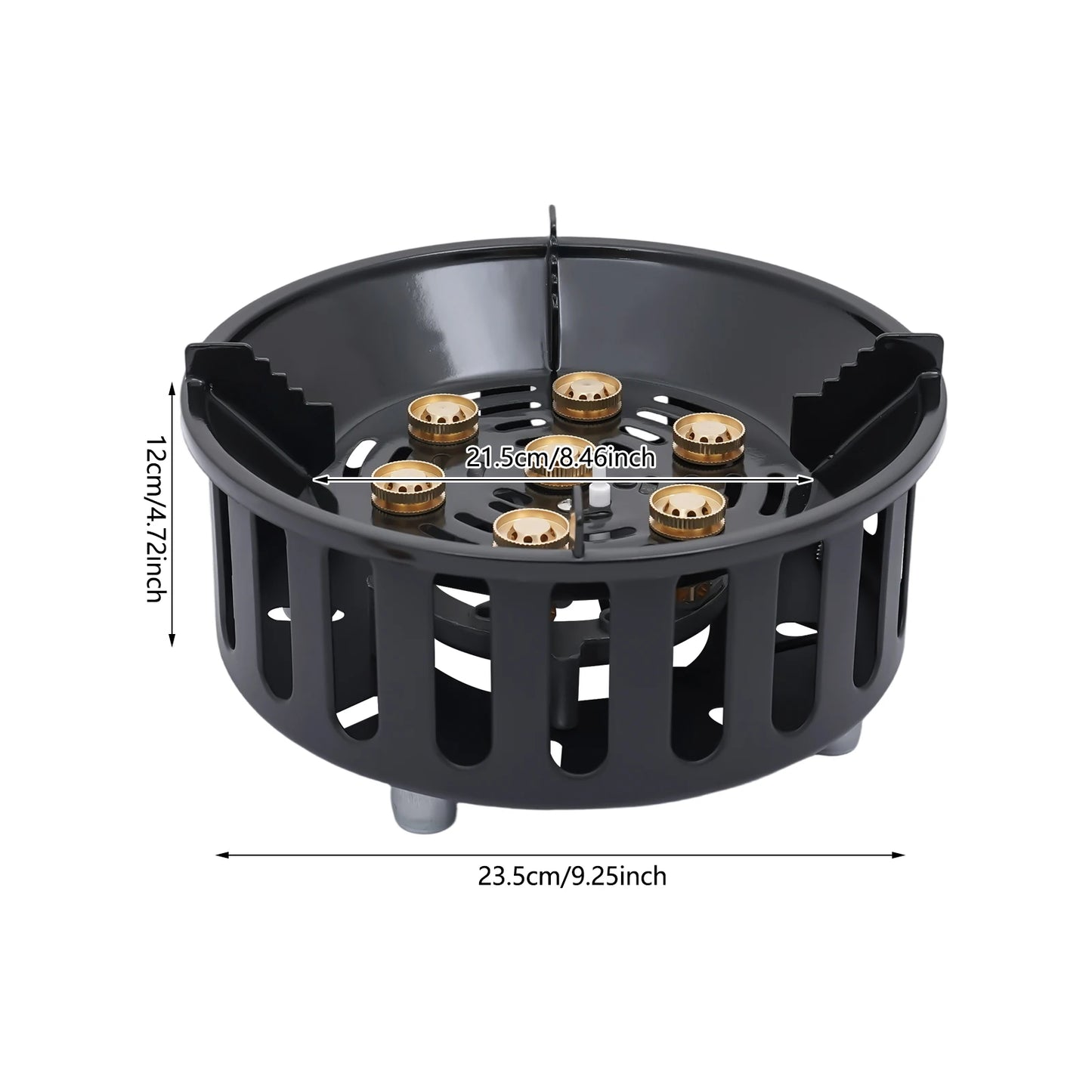 7 Core Camping Stove 21000W High Power Portable Gas Burner With Ignition