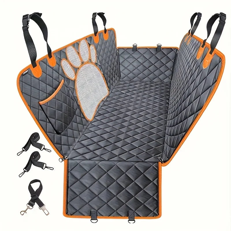 Dog Rear Seat Cover Hammock Heavy Duty Waterproof Non Slip Nylon