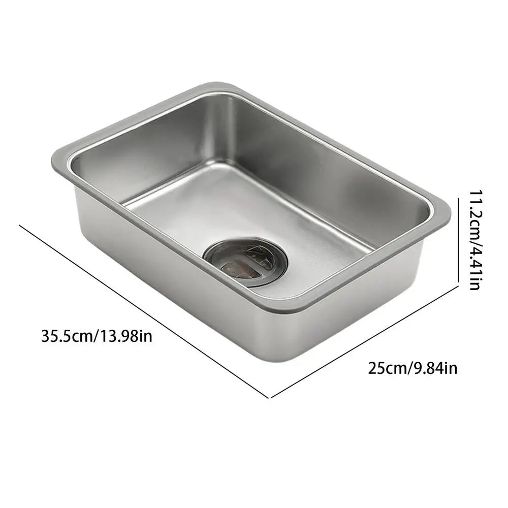 Dikecloud IGT Table Sink Stainless Steel Portable Vegetable Washing Sink