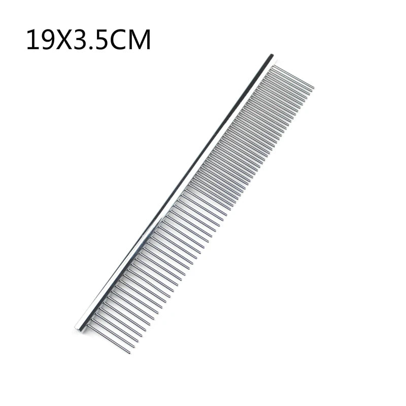 Discover a faster, gentler grooming routine with this stainless steel dog comb, engineered for long, thick coats, reducing tugging and leaving your pet looking neat and feeling comfortable.