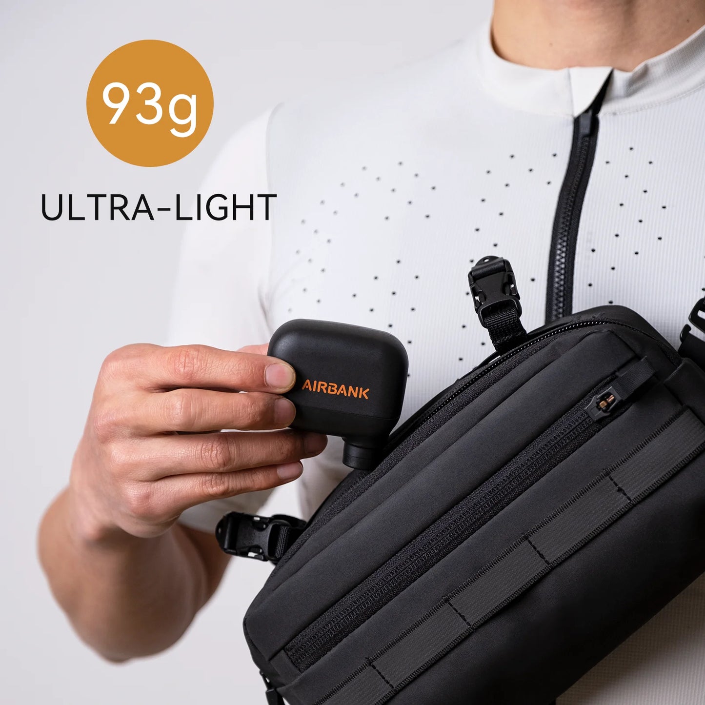 Meet your on-the-go tire inflator that powers up fast and fits in your pocket.