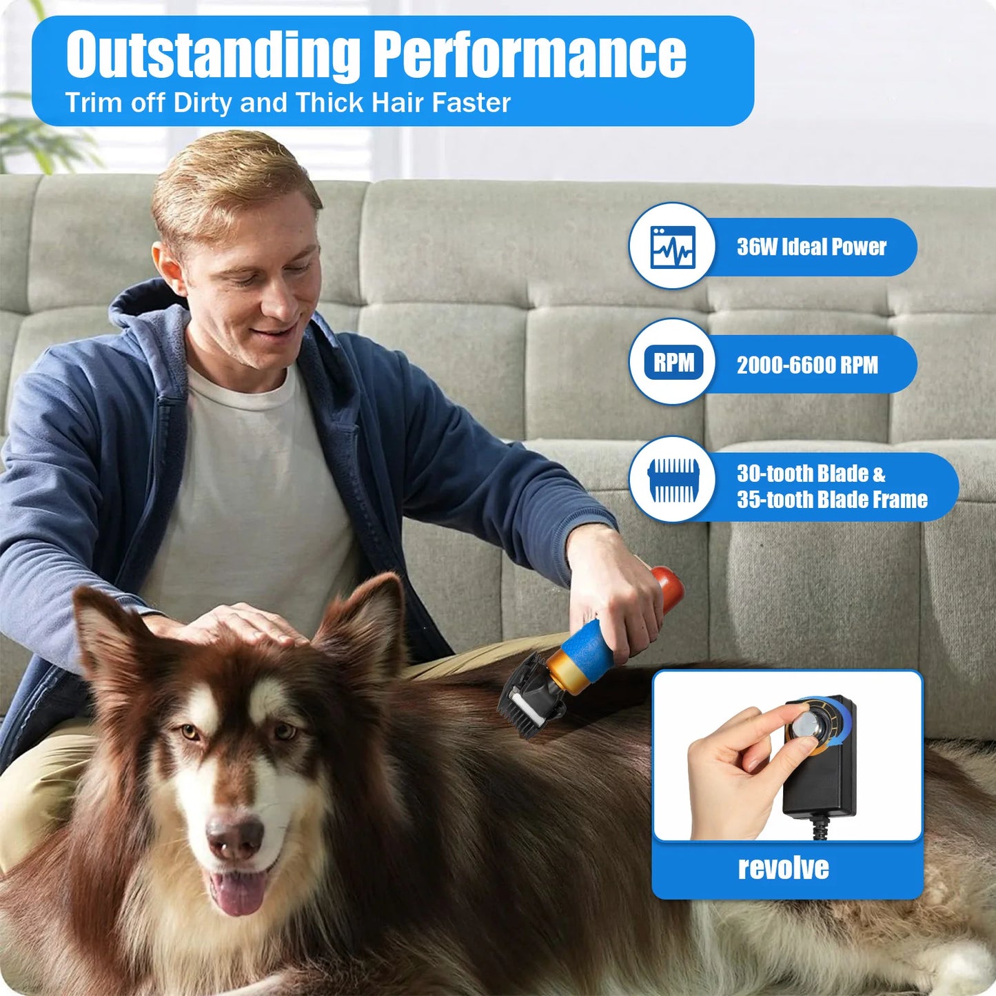 Effortless, professional grooming for every animal starts with these rugged electric fur shears, helping you achieve quiet power, reliable cuts, and comfortable operation for long sessions.