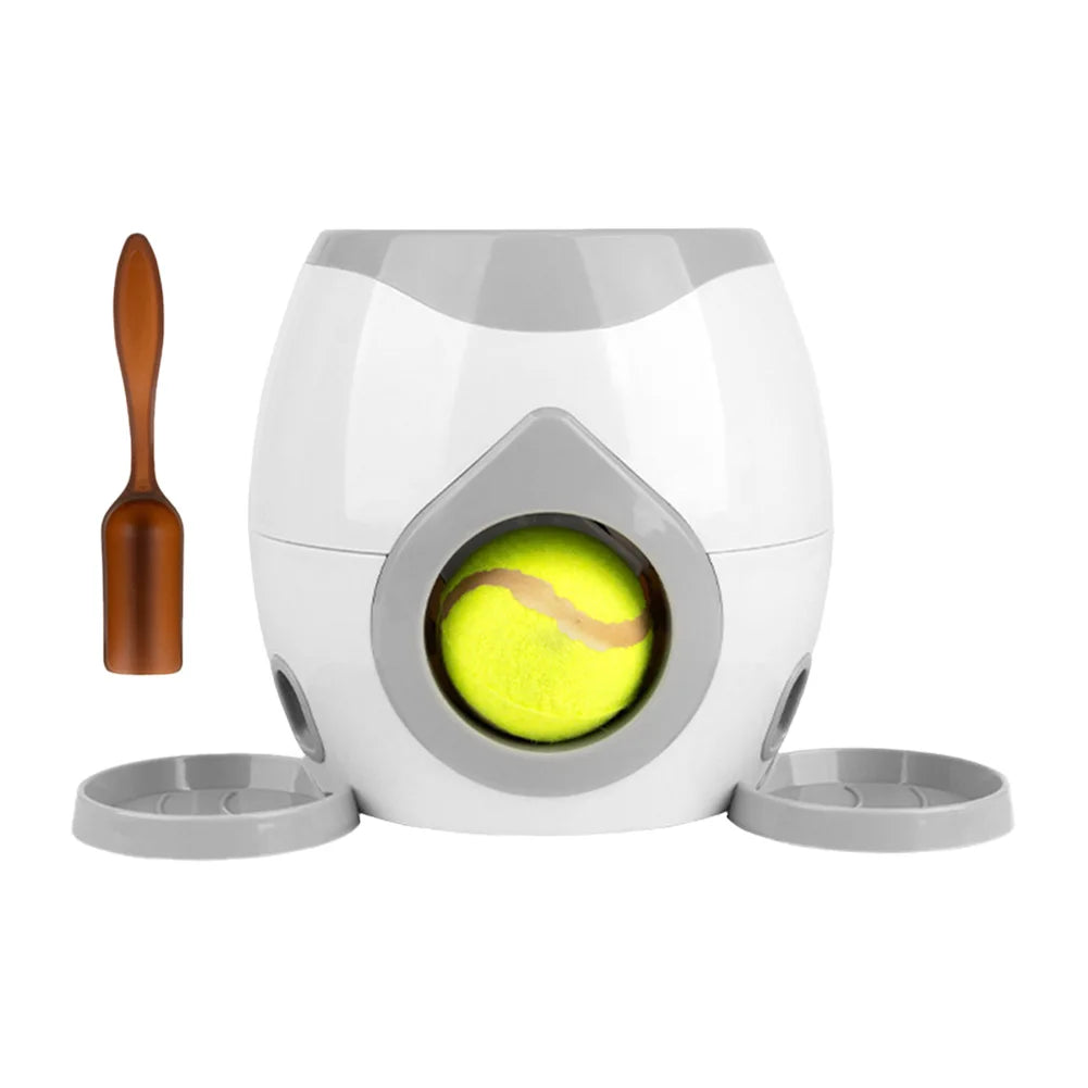 Alloet Mini Tennis Ball Launcher Catapult Toy For Pet Interactive Play