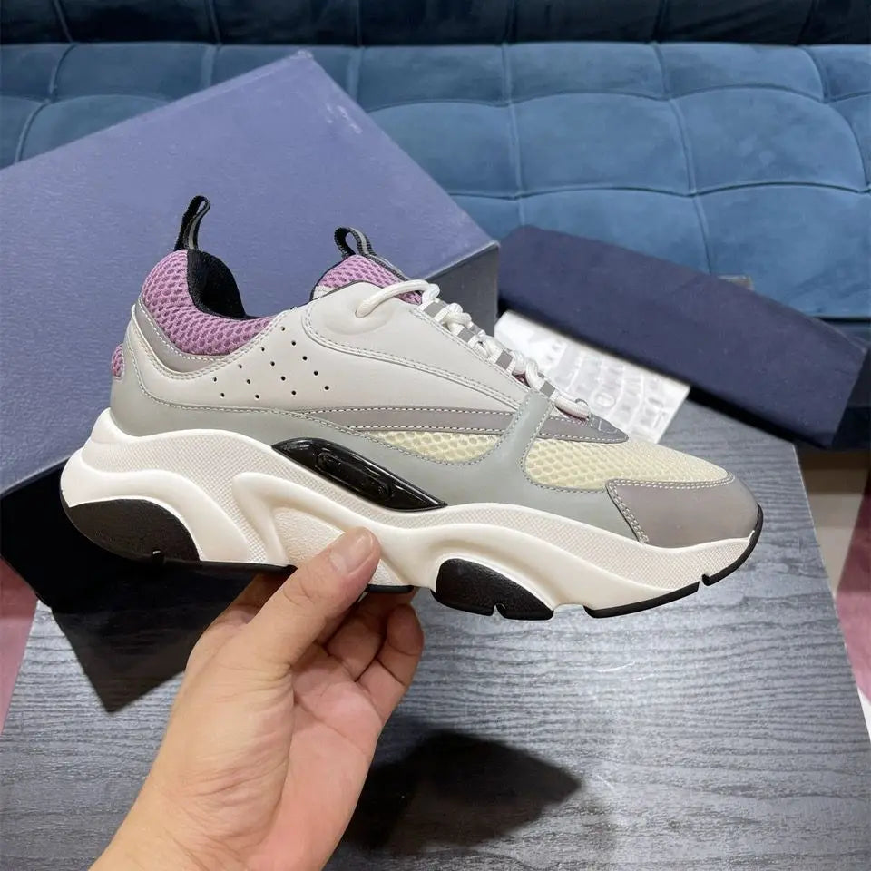 Men's Running Shoes Cushioned Road Sneakers Thick Soles Casual Jogging