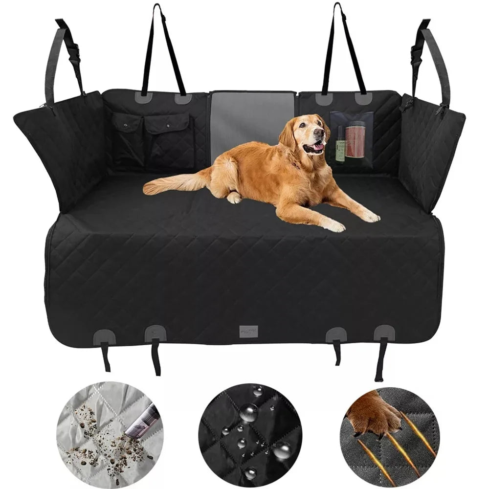 Transform car trips into a safer, comfier journey with this waterproof back seat extender that doubles as a snug dog hammock for any trip.