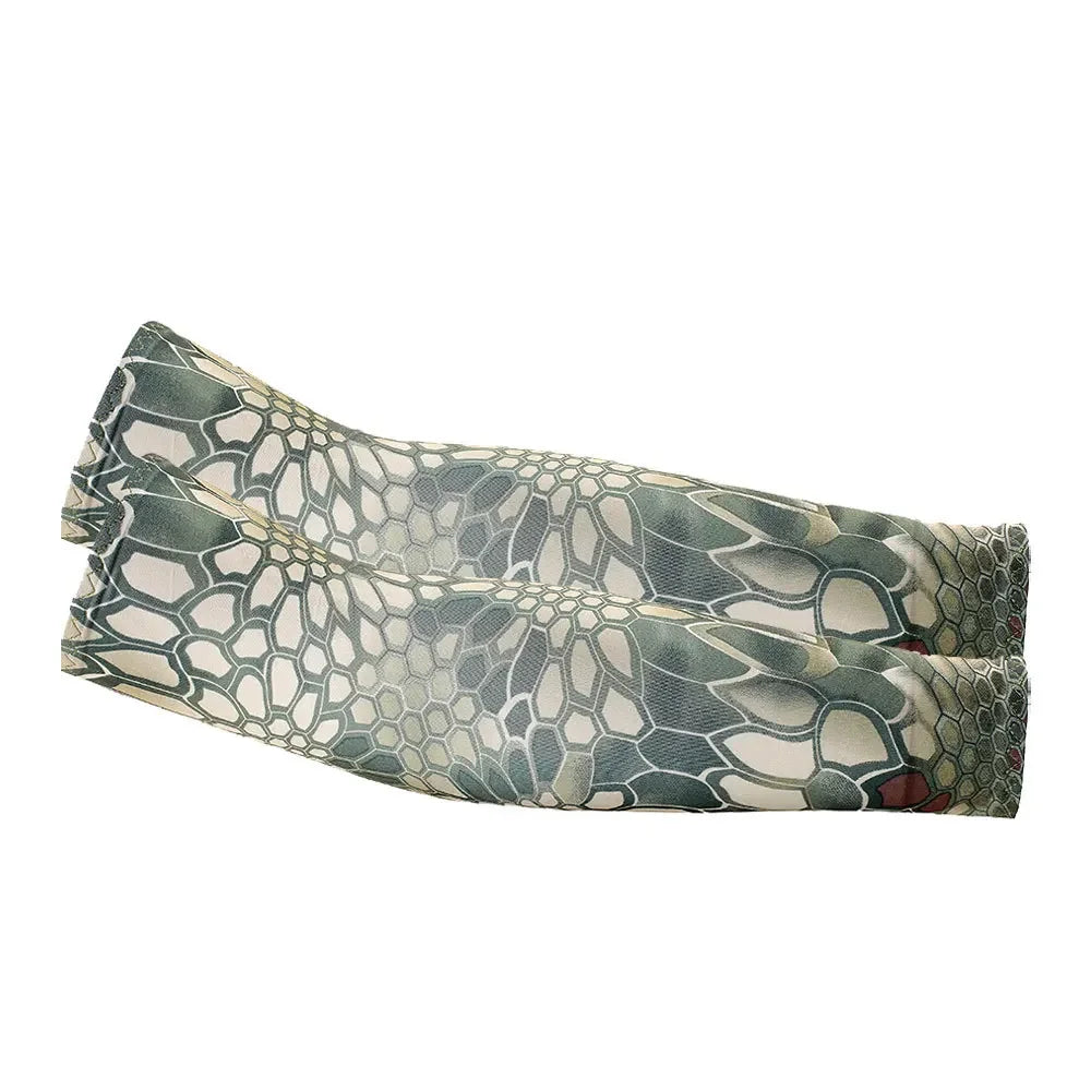 Stay cool and protected on every outdoor adventure with these unisex cooling arm sleeves that shield your skin from sun and UV rays.