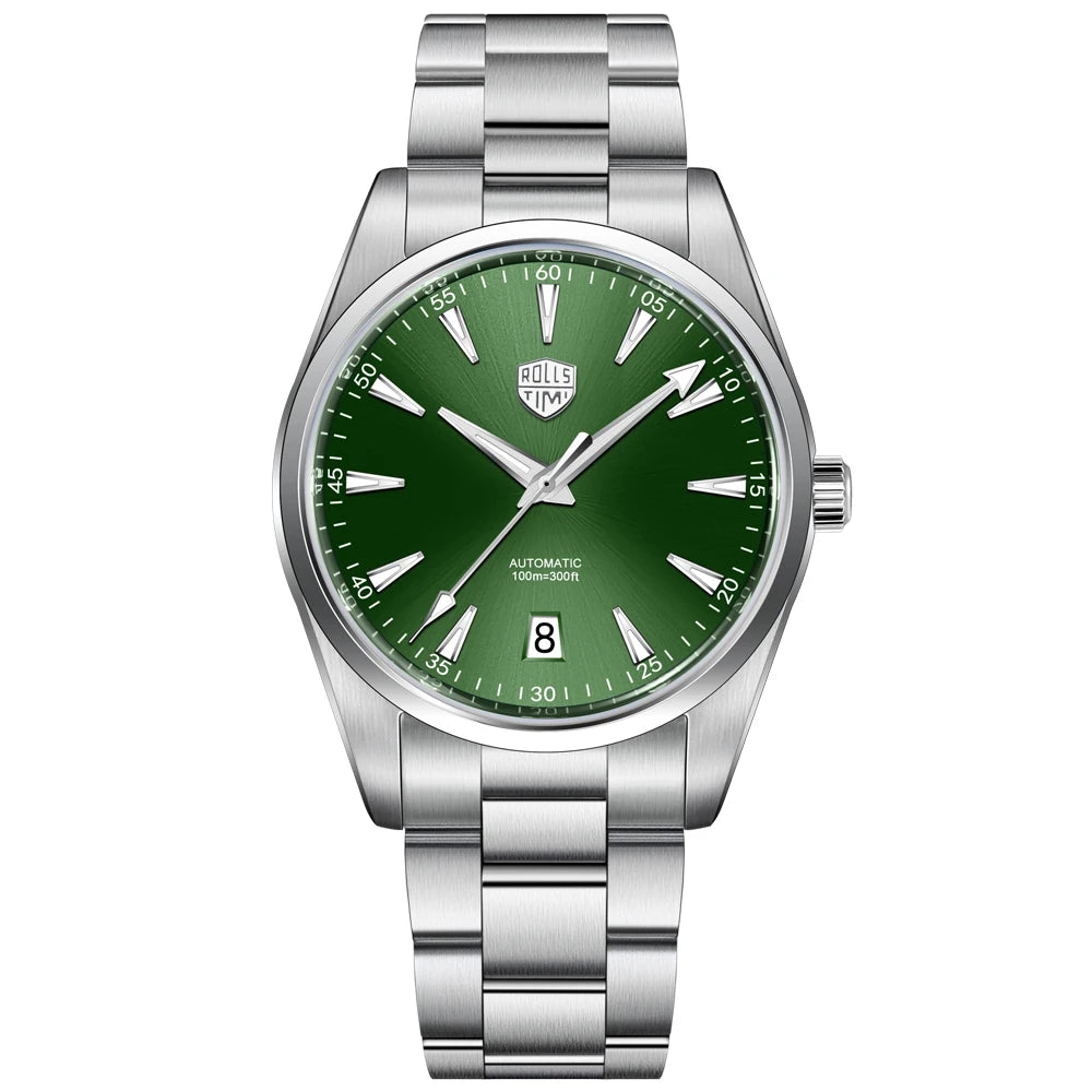 2026 New RollsTimi Men's Watches Top Luxury NH35 Mechanical Wristwatches Automatic Watch For Men AR Sapphire Waterproof Sports