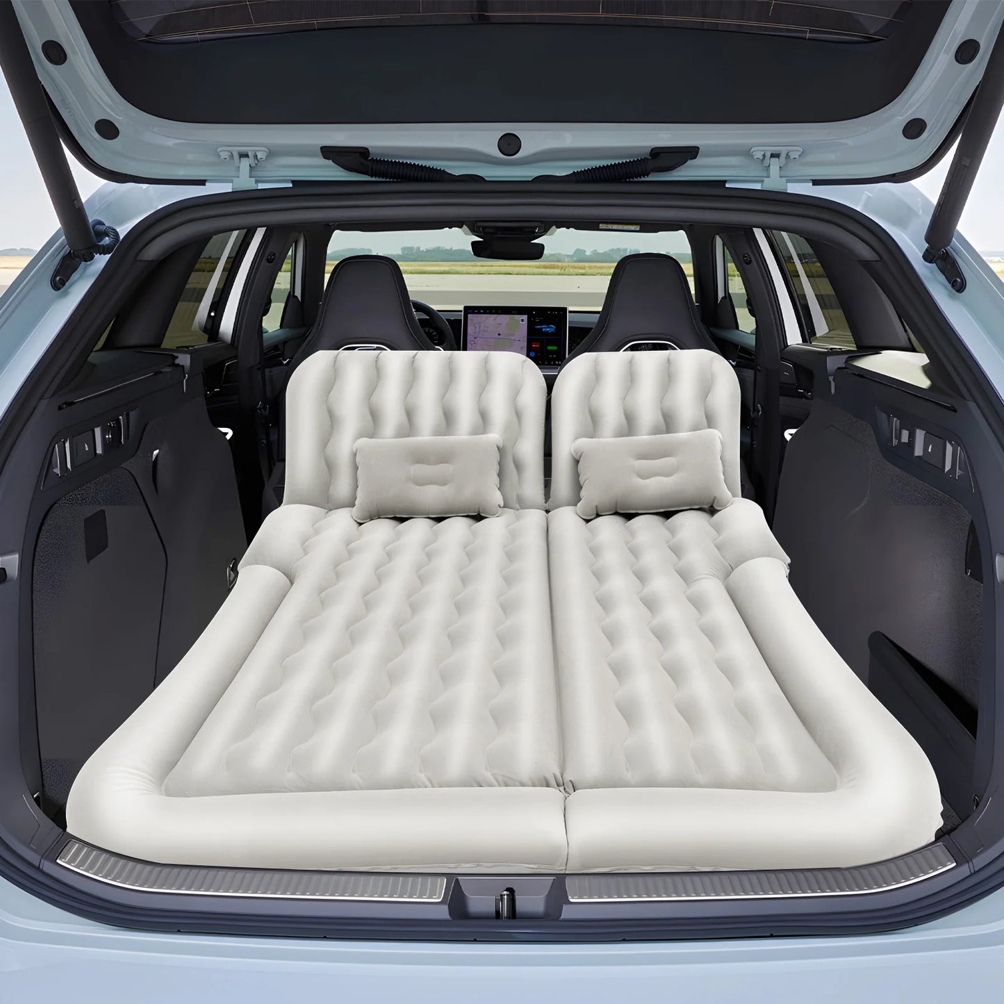 SUV Inflatable Car Mattress With Pump For Trunk And Back Seat